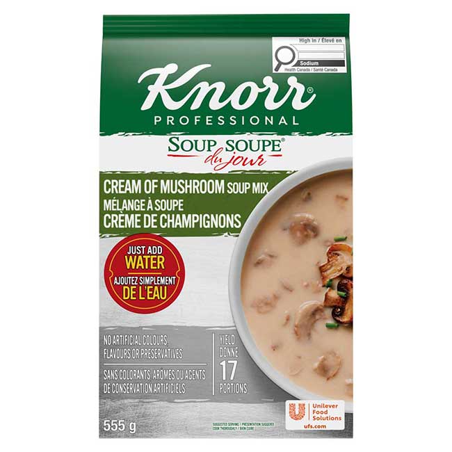 Knorr Professional Soup Du Jour Cream Of Mushroom Soup Mix, 555 G