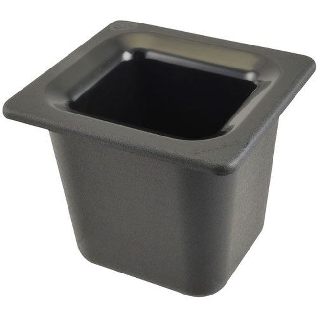 Carlisle Cm110403 Coldmaster Abs Sixth Size Black Deep Food Pan, 1 Qt Capacity