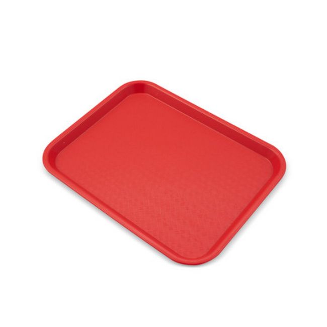 Carlisle Ct101405 Café Polypropylene Red Fast Food Cafeteria Tray, 10 X 14 In