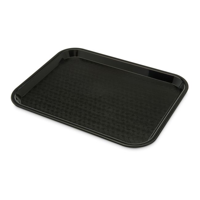 Carlisle Ct101403 Café Polypropylene Black Fast Food Cafeteria Tray, 10 X 14 In