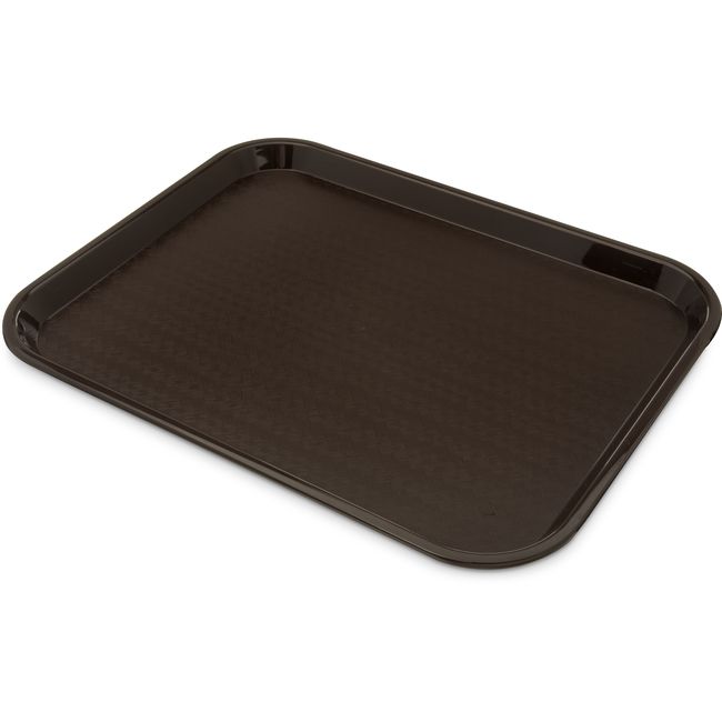 Carlisle Ct141869 Café Polypropylene Chocolate Fast Food Cafeteria Tray, 18 X 14 In
