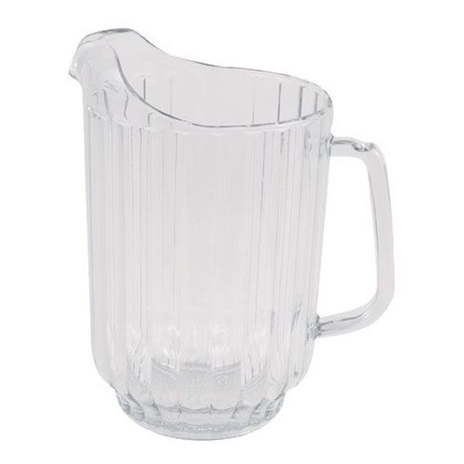 Carlisle 554007 Versapour Polycarbonate Clear Pitcher, 60 Oz Capacity