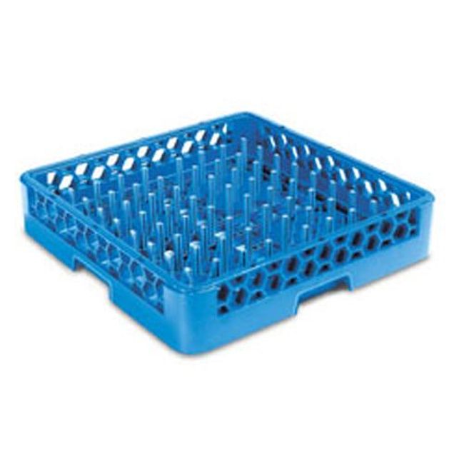 Carlisle Rp14 Opticlean Polypropylene Blue All-purpose Plate And Tray Rack, 19.88 X 19.88 In