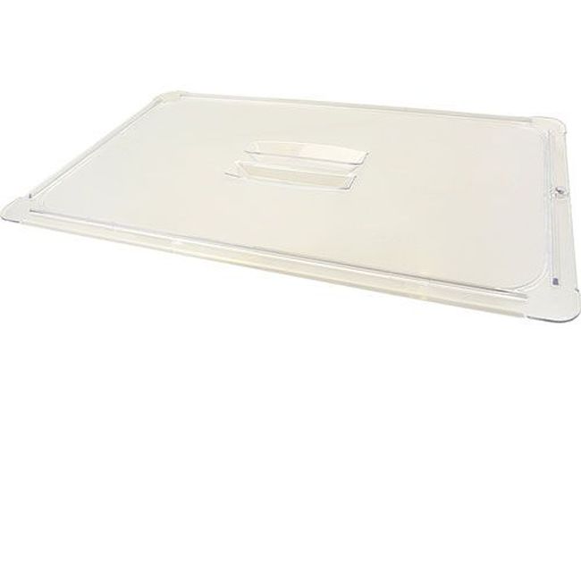 Carlisle 10210u07 Storplus Clear Polycarbonate Handled Universal Full Size Pan Cover Only