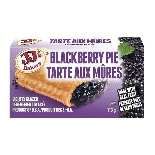 Jj's Bakery Tarte Aux Mûres, 113 G -- 48 Par Caisse