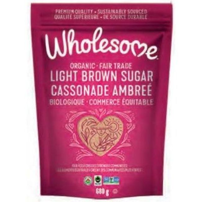Wholesome Organic Light Brown Sugar, 680 G -- 6 Per Case