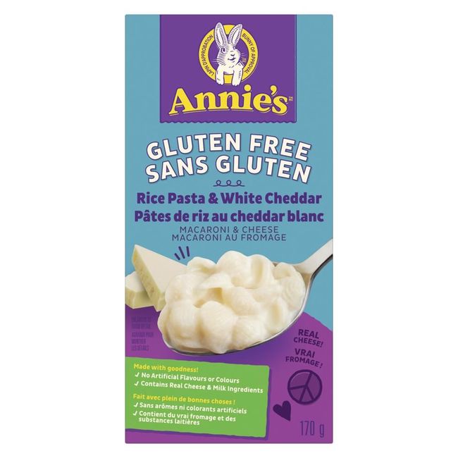 Annie's Gluten Free Rice Pasta And White Cheddar Mac And Cheese, 170 G -- 12 Per Case