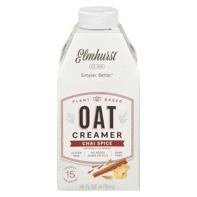 Elmhurst 1925 Chai Spice Oat Creamer, 473 Ml -- 6 Per Case