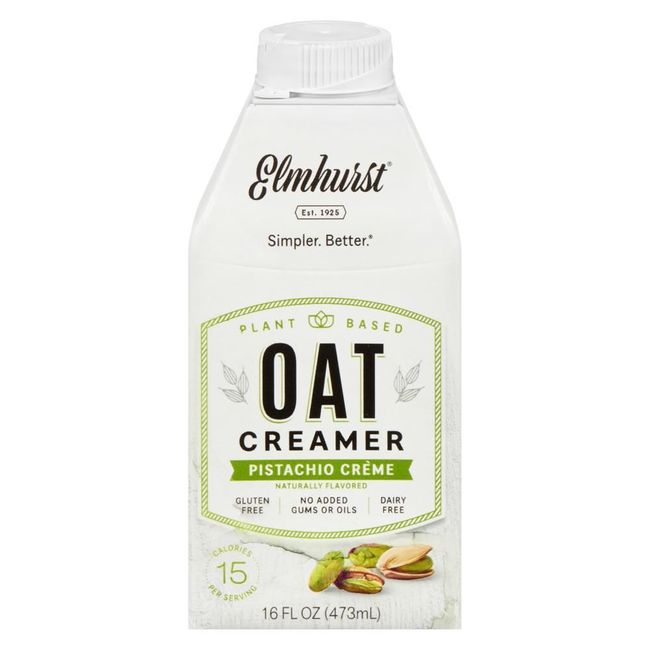 Elmhurst 1925 Pistachio Creme Oat Creamer, 473 Ml -- 6 Per Case