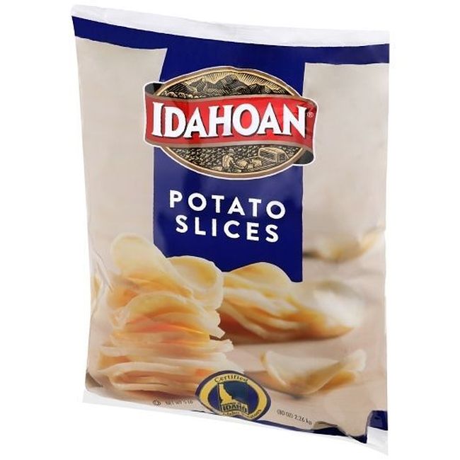 Idahoan Unseasoned Potato Slices, 5 Lb -- 4 Per Case