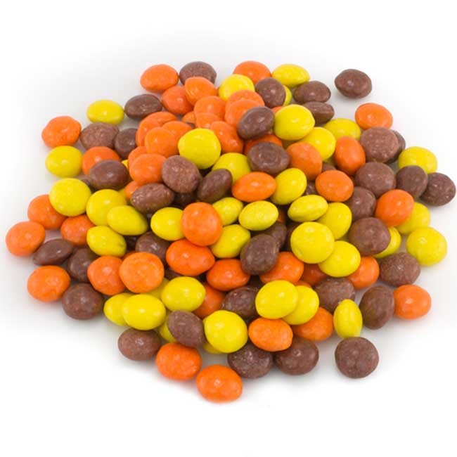 Reese's Mini Peanut Butter Candy Pieces, 25 Lb