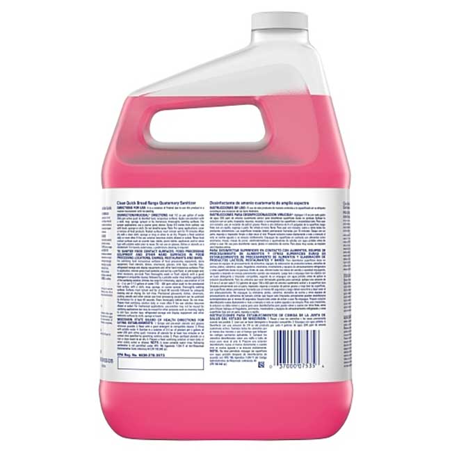 Clean Quick Broad Range Sanitizer Concentrate, 1 Gal -- 3 Per Case