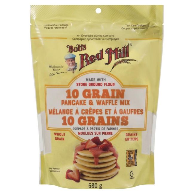 Bob's Red Mill 10 Grain Pancake And Waffle Mix, 680 G -- 4 Per Case