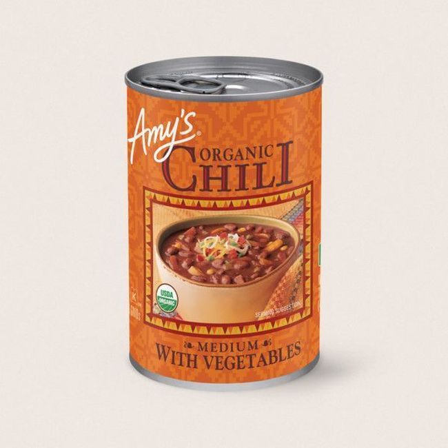 Amy's Organic Medium Chili With Vegetables -- 12 Per Case