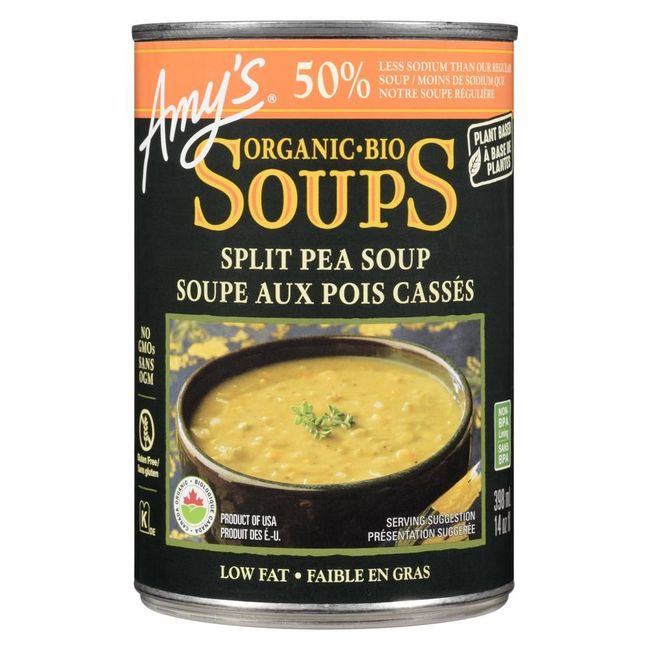 Amy's Organic Split Pea Soup, 398 Ml -- 12 Per Case