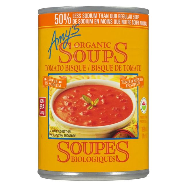 Amy's Organic Light In Sodium Chunky Tomato Bisque, 398 Ml -- 12 Per Case
