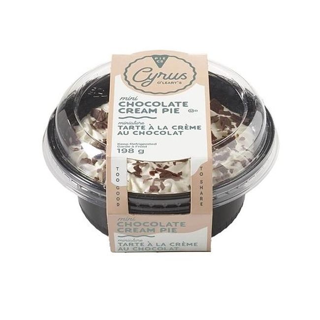 Cyrus O'leary's Mini Chocolate Cream Pie, 0.2 Kg