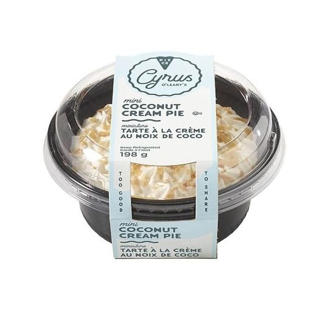 Cyrus O'leary's Mini Coconut Cream Pie, 0.2 Kg
