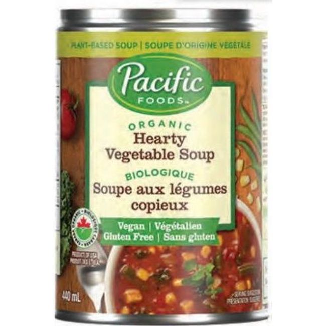 Pacific Foods Organic Hearty Vegetable Soup, 440 Ml -- 12 Per Case