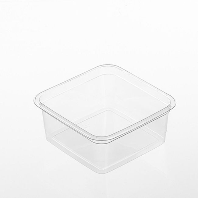 Polar Pak Pot Carré Transparent En Pet De 6 Po, Capacité De 32 Oz -- 200 Par Boîte