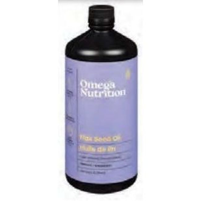 Omega Nutrition Huile De Lin Biologique, 946 Ml -- 6 Par Boîte