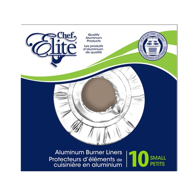 Chef Elite Petit Brûleur Liner, 10 Unités -- 24 Par Boîte