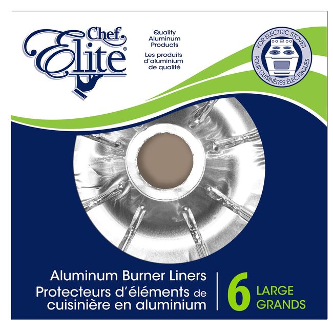 Chef Elite Grand Brûleur En Aluminium, 6 Unités -- 24 Par Boîte
