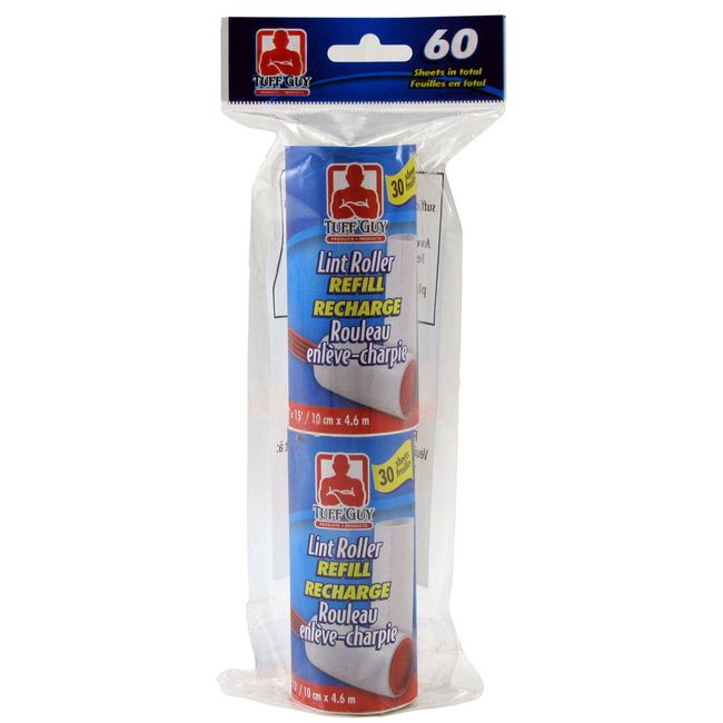 Tuff Guy Lint Roller Refill, 30 Sheets -- 48 Per Case