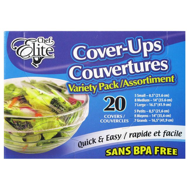 Chef Elite Cover Ups Variety Pack -- 24 Per Case