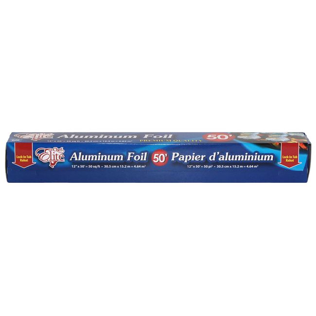 Chef Elite Feuille D'aluminium, 12 Po X 50 Pi -- 24 Par Caisse