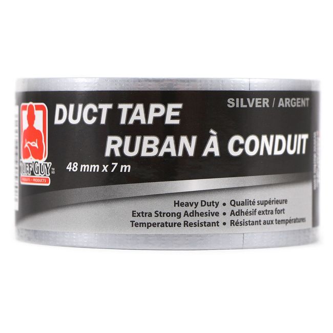 Tuff Guy Silver Duct Tape, 48 Mm X 7 M -- 24 Per Case
