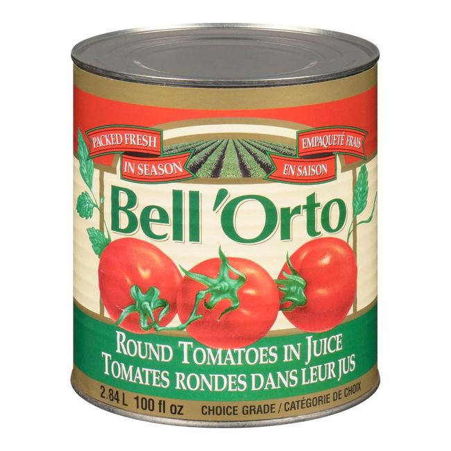 Bell'orto Tomates Rondes, 2,84 L -- 6 Par Caisse