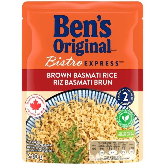 Ben's Original Bistro Express Brown Basmati, 240 G -- 12 Per Case