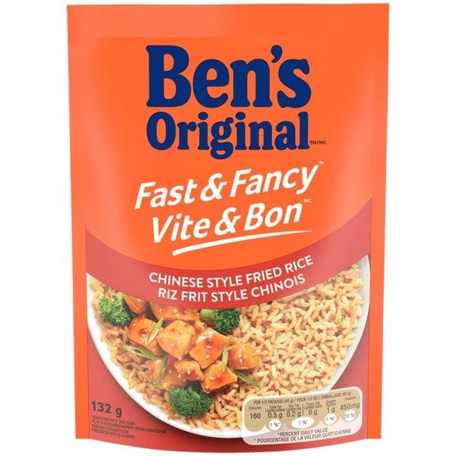 Ben's Original Fast And Fancy Chinese Style Fried Rice, 132 G -- 12 Per Case