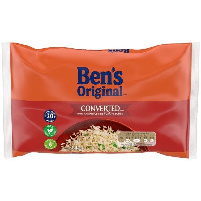 Ben's Original Converted Long Grain Rice, 2.2 Kg -- 8 Per Case