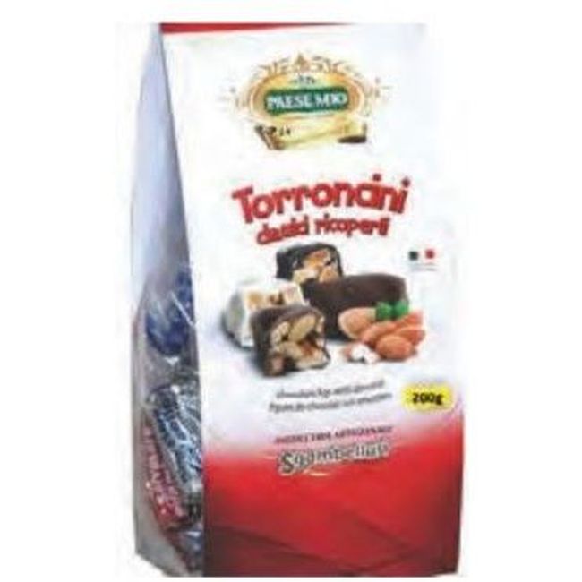 Paese Mio Chocolate Vanilla Torroncini, 200 G -- 12 Per Case