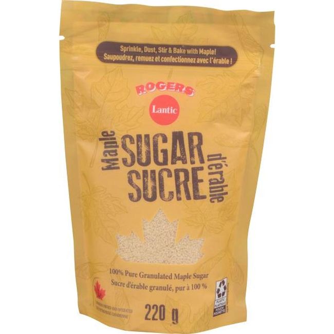 Lantic 100 Percent Pure Granulated Maple Sugar, 220 G -- 6 Per Case