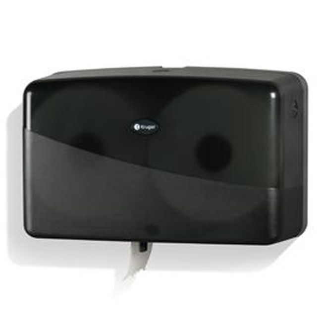 Noir Mini Max Black Jumbo Bathroom Tissue Dispenser, 15.7 X 5.3 X 10.4 In