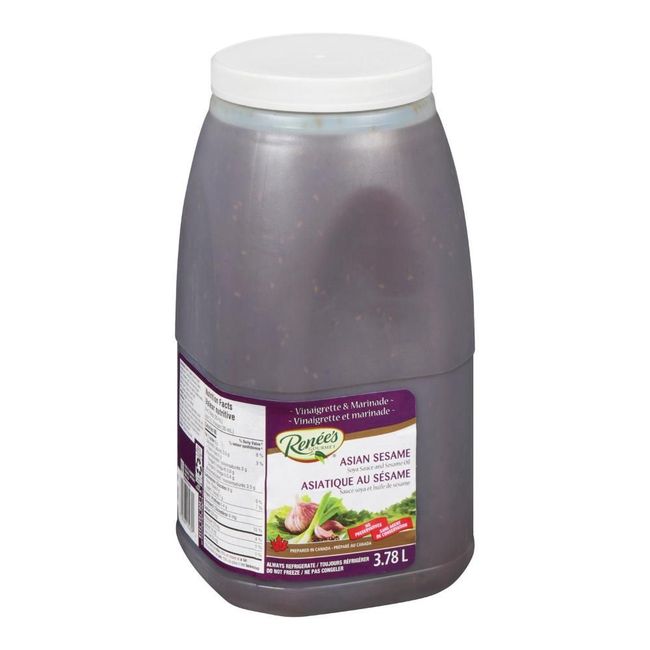 Renee's Vinaigrette Asiatique Au Sésame, 3,78 L -- 2 Par Boîte