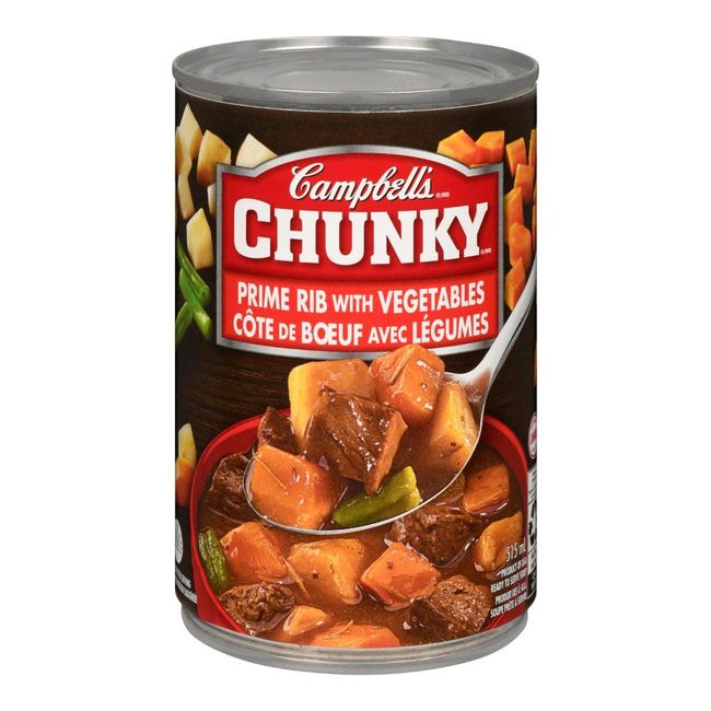 Campbell's Chunky Prime Rib With Vegetables Soup, 515 Ml -- 12 Per Case