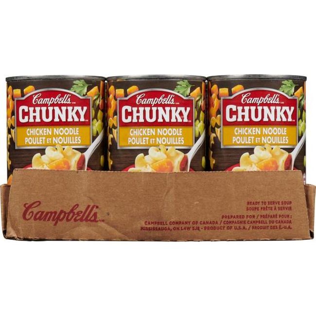 Campbell's Chunky Chicken Noodle Soup, 515 Ml -- 12 Per Case