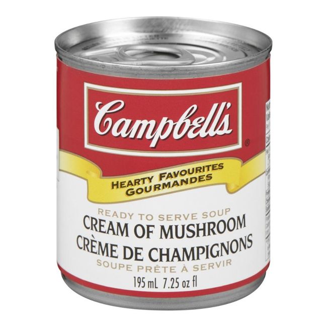 Campbell's Ready To Serve Mushroom Cream Soup, 195 Ml -- 24 Per Case