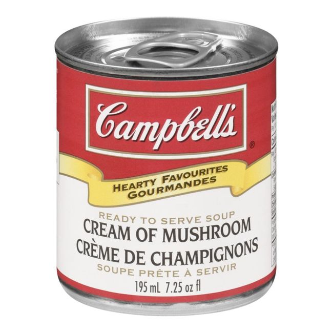 Campbell's Ready To Serve Mushroom Cream Soup, 195 Ml -- 12 Per Case