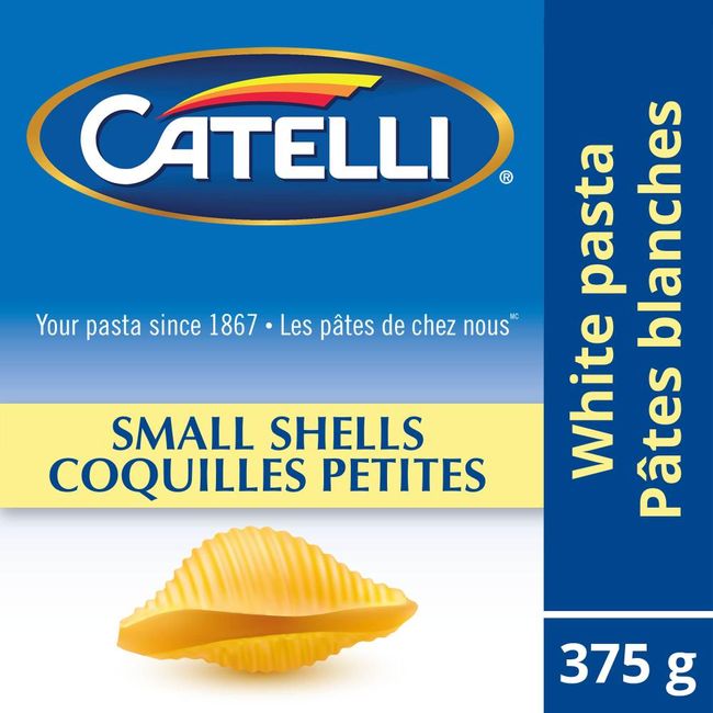 Catelli White Small Shells Pasta, 375 G -- 12 Per Case