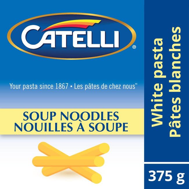 Catelli White Soup Noodles Pasta, 375 G -- 12 Per Case
