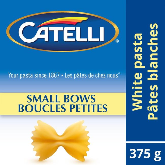 Catelli White Small Bows Pasta, 325 G -- 12 Per Case