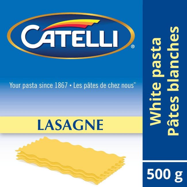 Catelli White Lasagne Pasta, 500 G -- 12 Per Case
