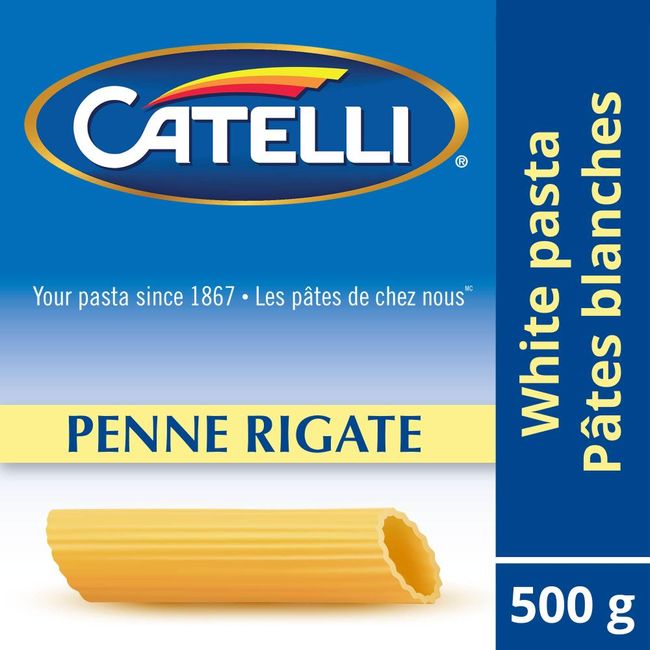 Catelli White Penne Rigate Pasta, 500 G -- 12 Per Case