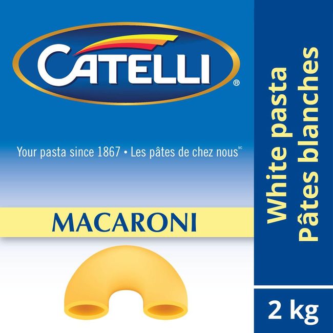 Catelli Ready Cut Macaroni Pasta, 2 Kg -- 8 Per Case