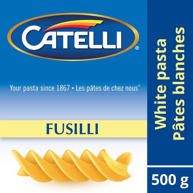 Catelli White Fusilli Pasta, 500 G -- 12 Per Case